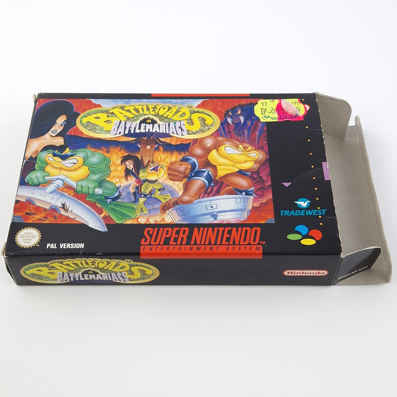 Super Nintendo Spiel : Battletoads in Battlemaniacs - SNES Modul OVP PAL NOE