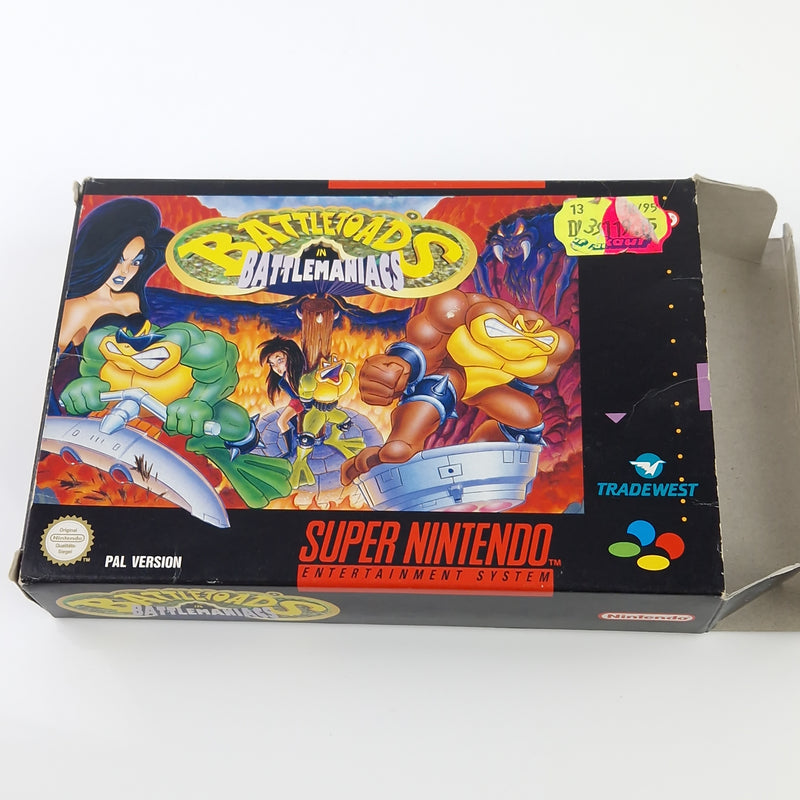 Super Nintendo Spiel : Battletoads in Battlemaniacs - SNES Modul OVP PAL NOE