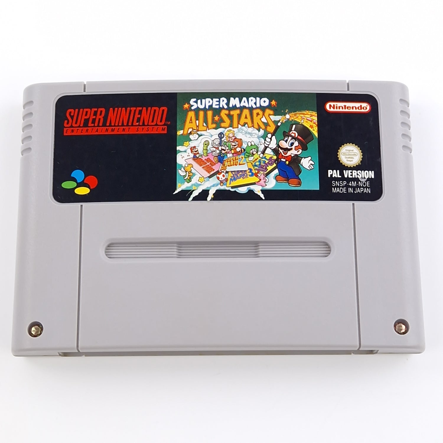 Super Nintendo Spiel : Super Mario Allstars - SNES Modul  Cartridge ohne OVP PAL