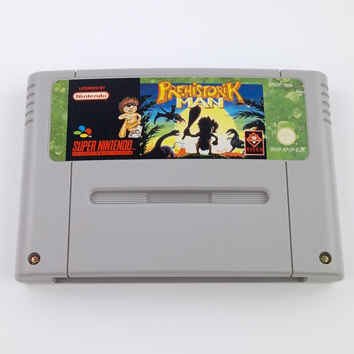 Super Nintendo Spiel : Prehistorik Man - SNES Modul / Cartridge ohne OVP PAL