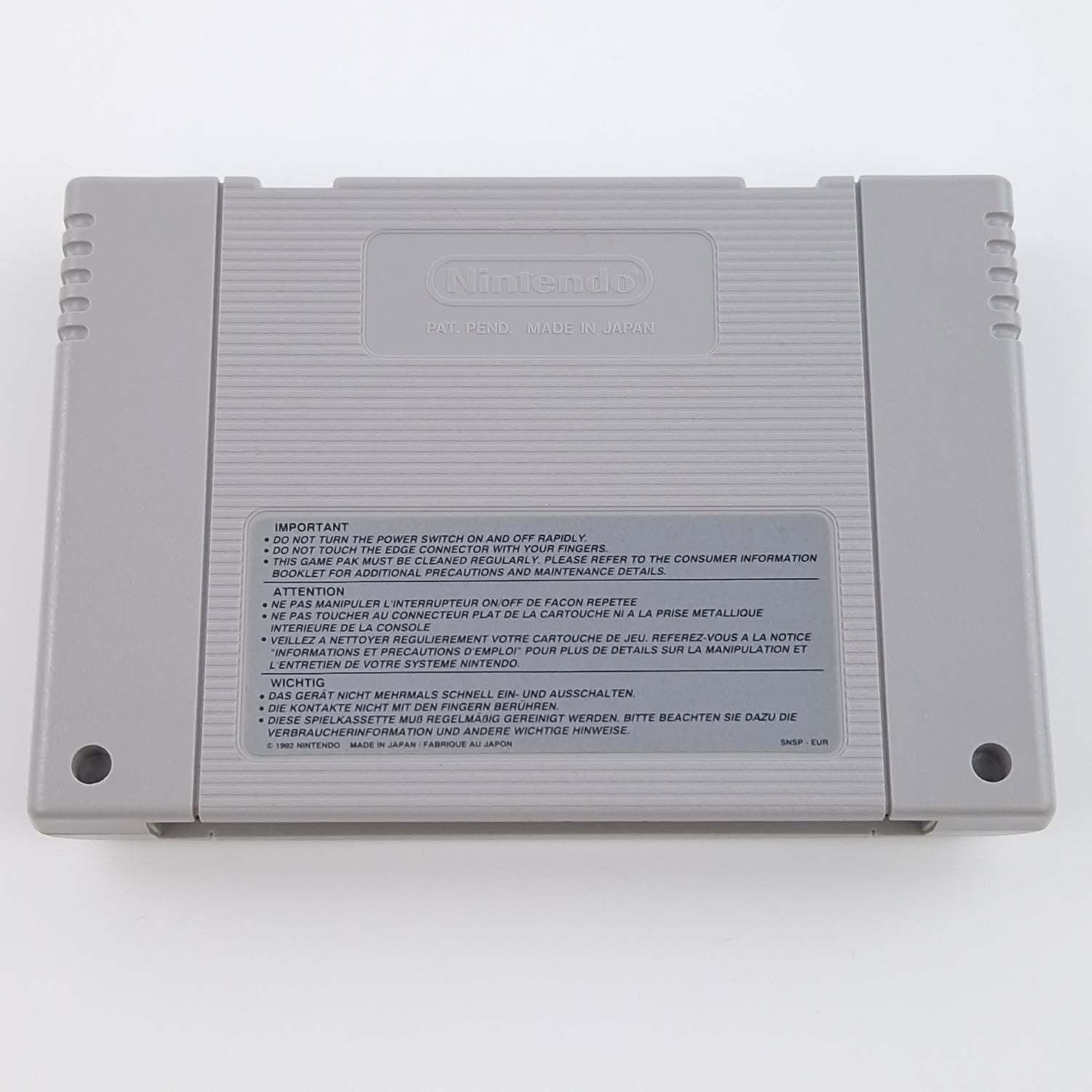 Super Nintendo Spiel : Prehistorik Man - SNES Modul / Cartridge ohne OVP PAL