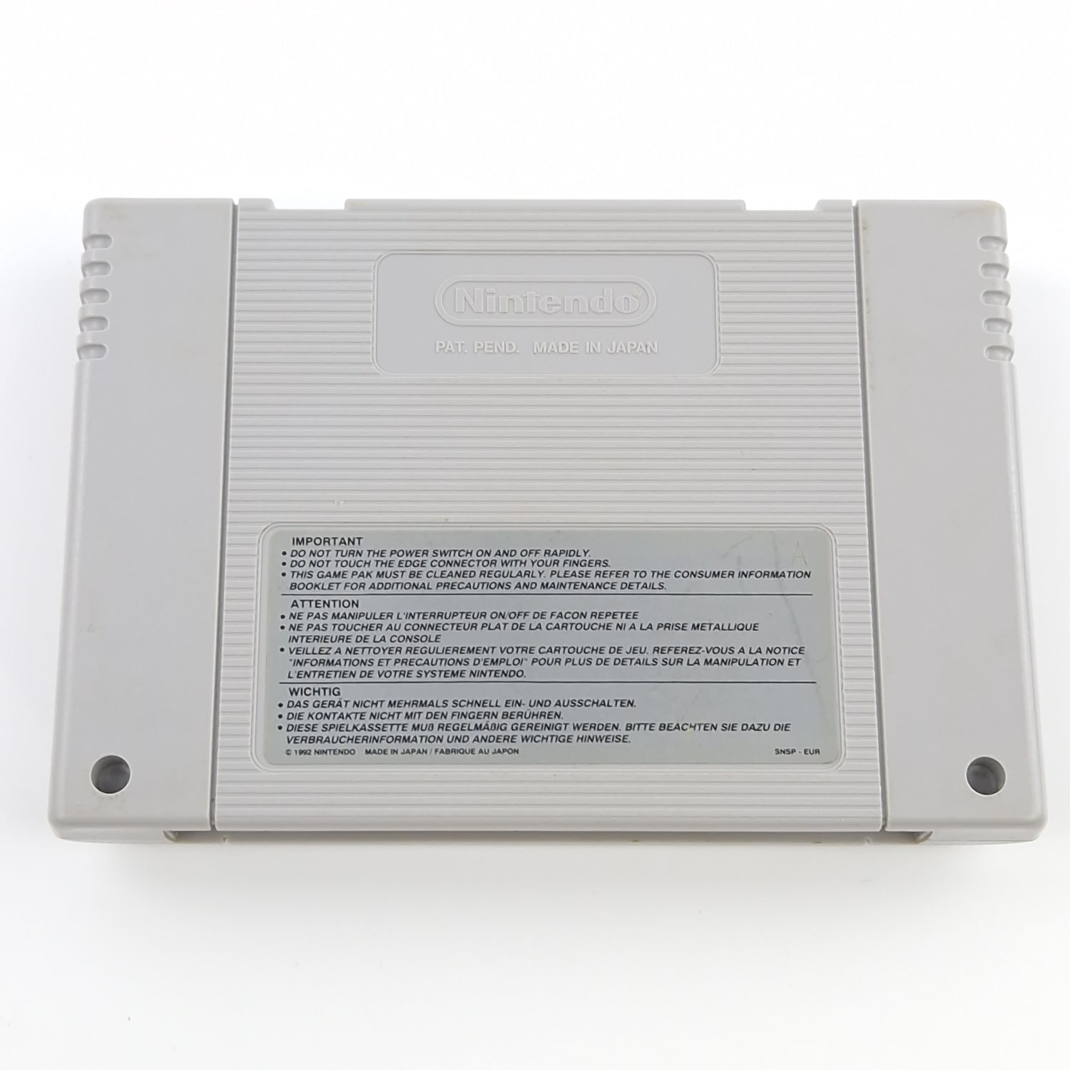 Super Nintendo Spiel : Super Mario Kart - SNES Modul / Cartridge ohne OVP PAL