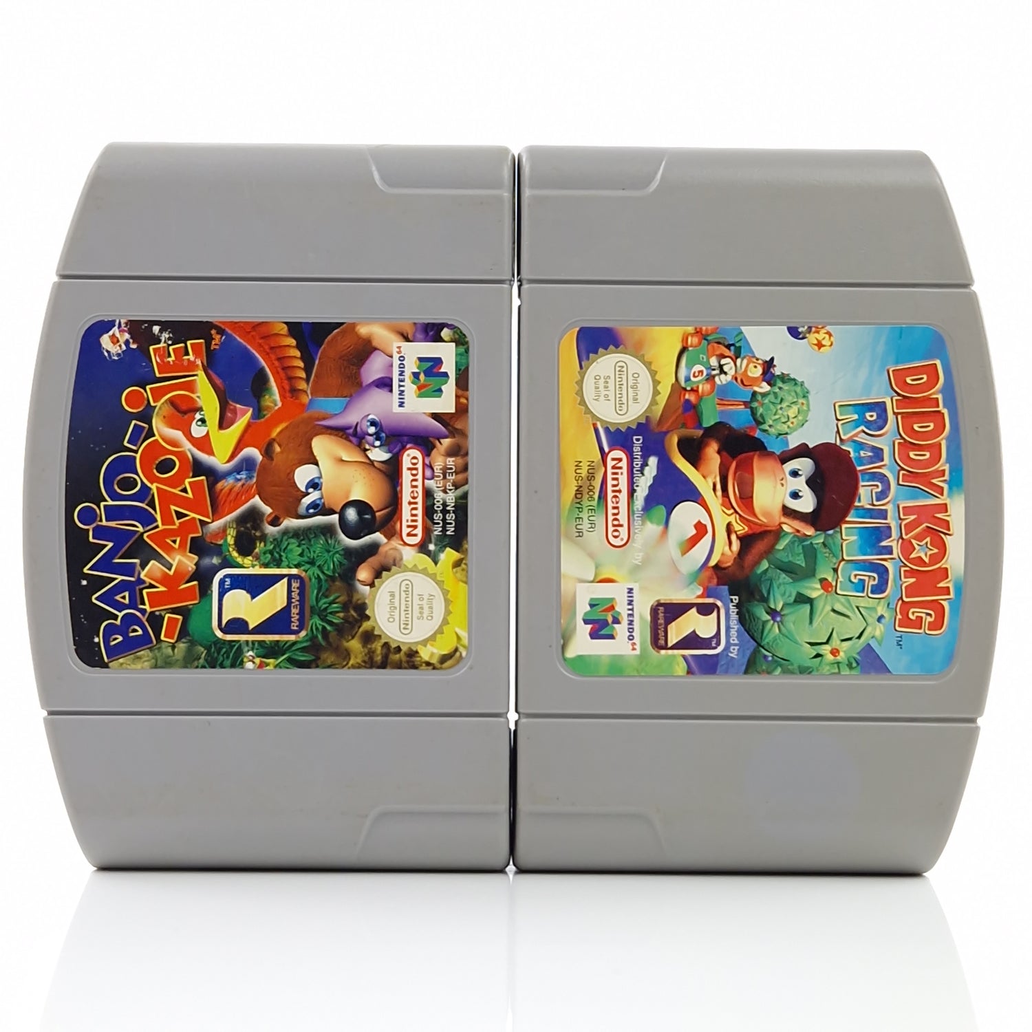 Nintendo 64 Spiele : Banjo Kazooie & Diddy Kong Racing - N64 Module SET PAL