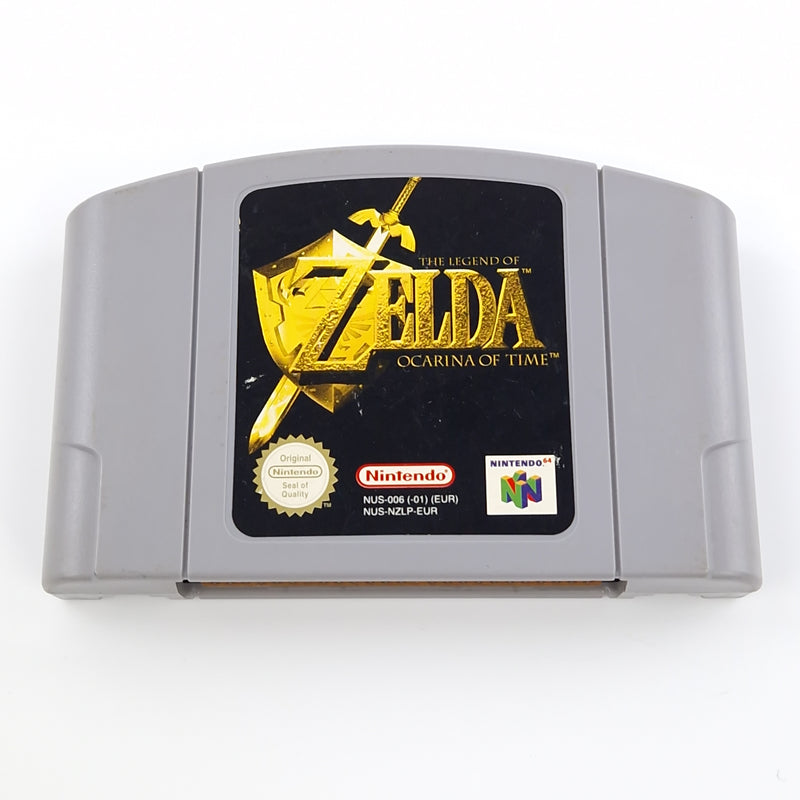 Nintendo 64 Spiel : The Legend of Zelda Ocarina of Time - N64 Modul PAL EUR