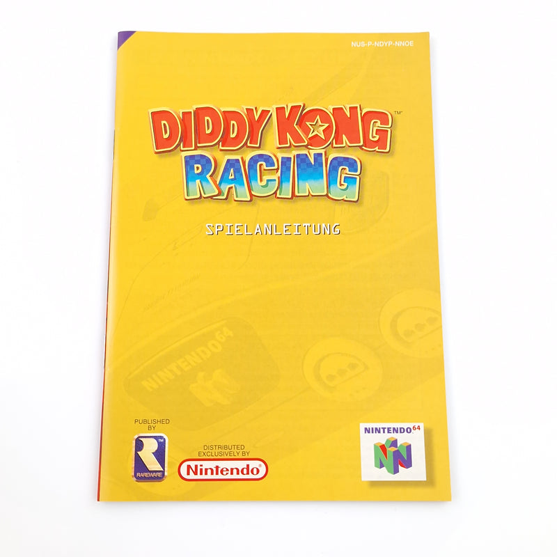 Nintendo 64 Spiel : Diddy Kong Racing - N64 Modul Anleitung OVP cib / PAL NNOE