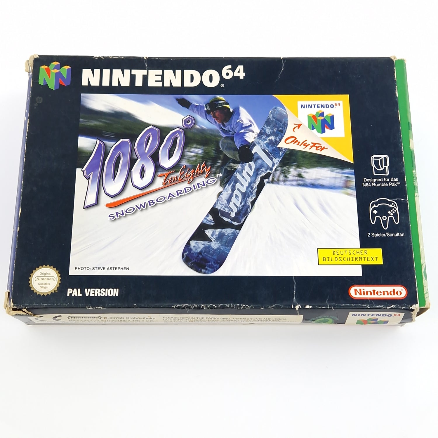 Nintendo 64 Spiel : 1080° Snowboarding - N64 Modul Anleitung OVP cib / PAL NNOE