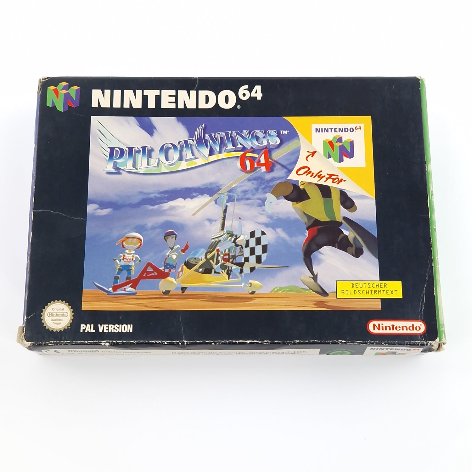 Nintendo 64 Spiel : Pilotwings 64 - N64 Modul Anleitung OVP cib / PAL NOE