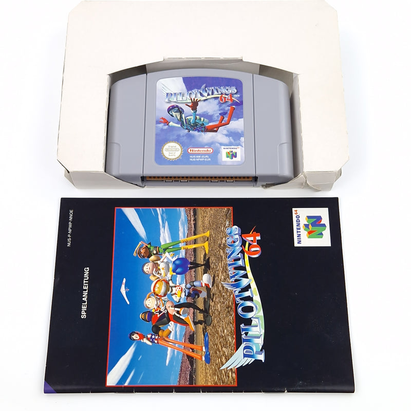 Nintendo 64 Spiel : Pilotwings 64 - N64 Modul Anleitung OVP cib / PAL NOE