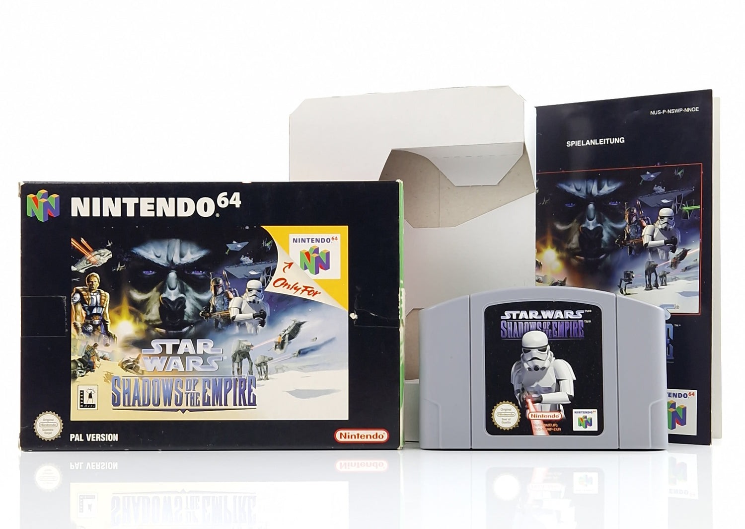 Nintendo 64 Spiel : Star Wars Shadows of the Empire - N64 Modul Anleitung OVP