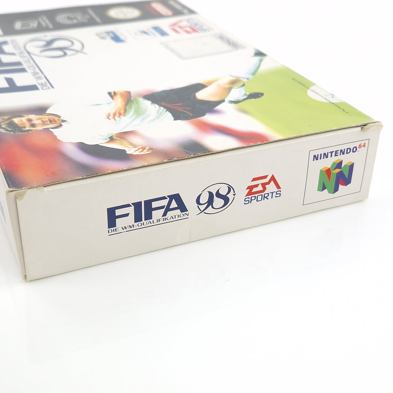 Nintendo 64 Spiel : Fifa Die WM-Qualifikation 98 - N64 Modul Anl OVP cib Fußball