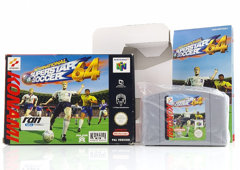 Nintendo 64 Spiel : International Superstar Soccer 64 - N64 Fußball OVP PAL