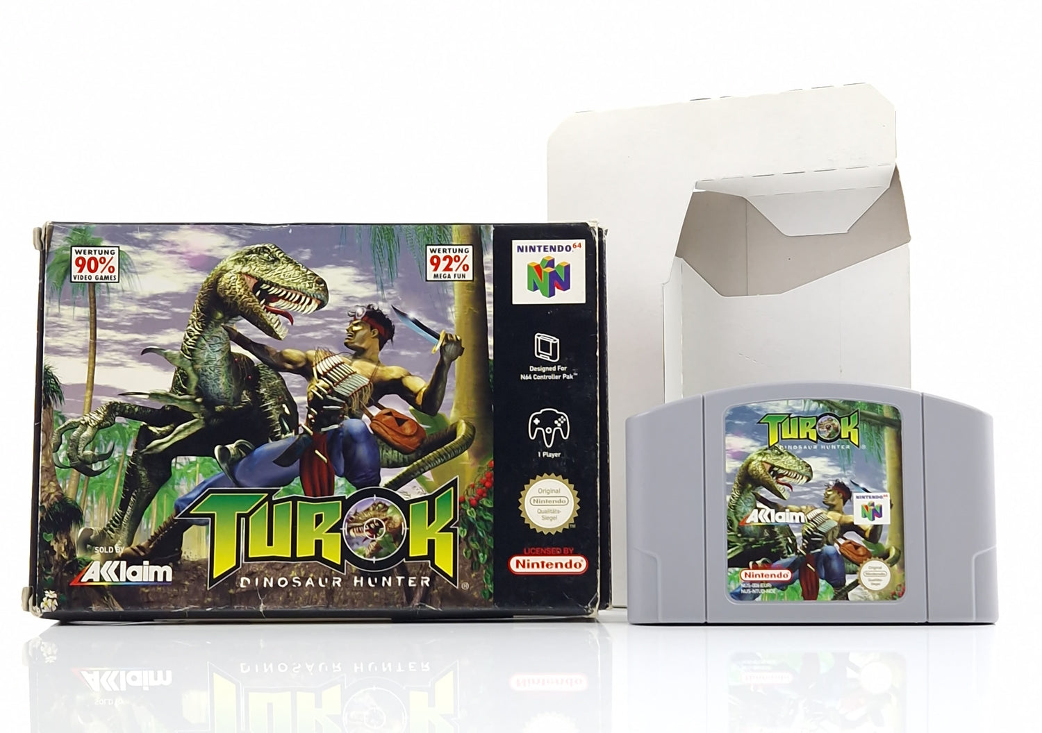 Nintendo 64 Spiel : Turok Dinosaur Hunter - N64 Modul OVP / PAL NOE