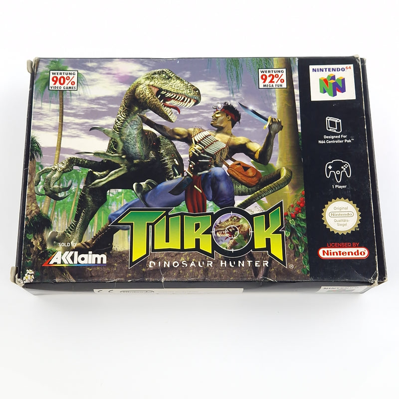 Nintendo 64 Spiel : Turok Dinosaur Hunter - N64 Modul OVP / PAL NOE