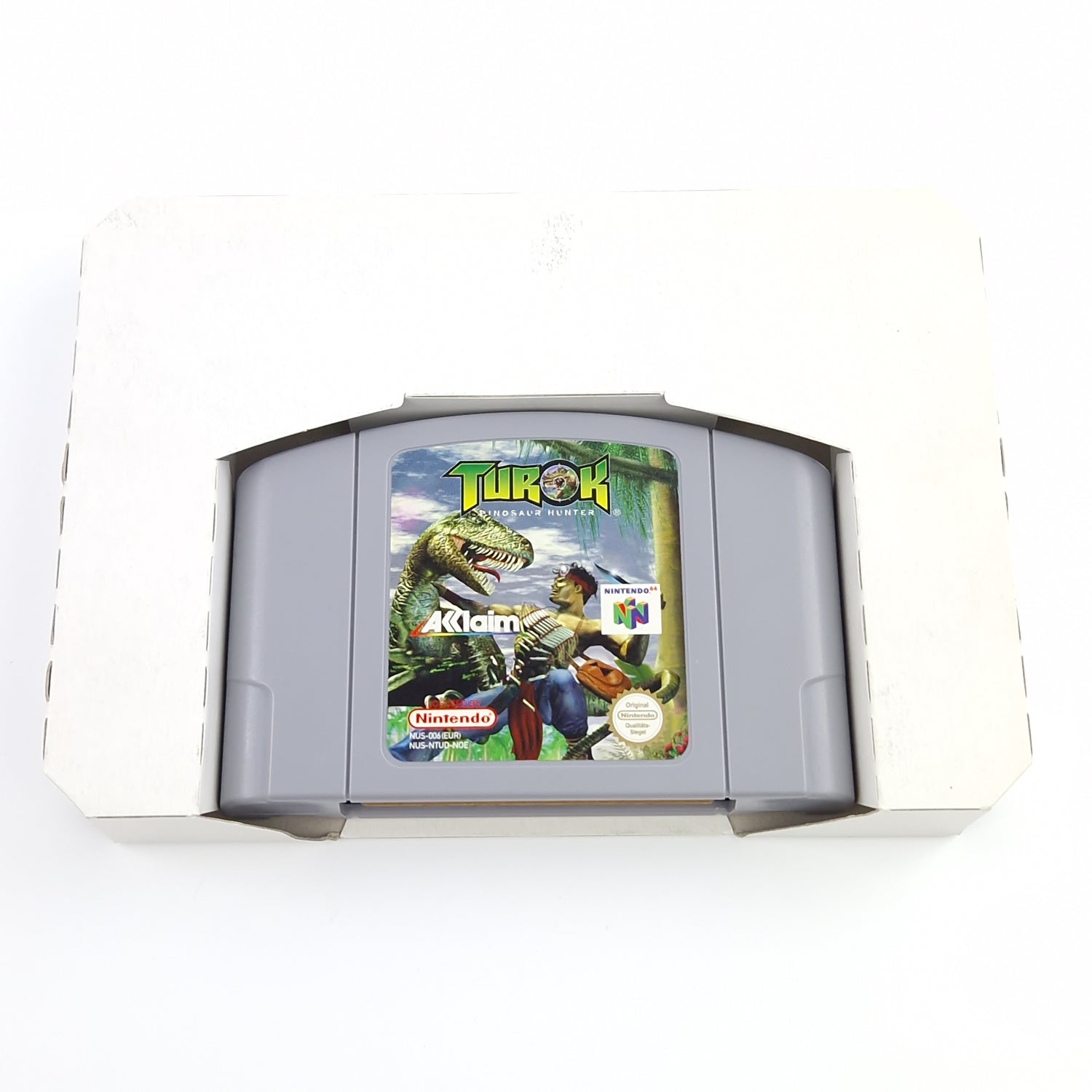 Nintendo 64 Spiel : Turok Dinosaur Hunter - N64 Modul OVP / PAL NOE