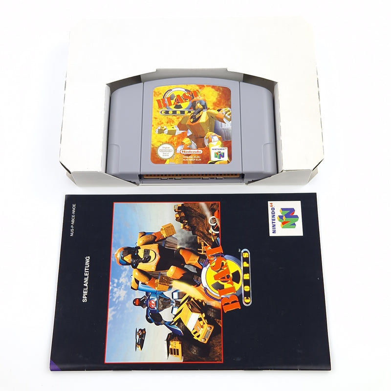 Nintendo 64 Spiel : Blast Corps - N64 Modul Anleitung OVP cib / PAL NNOE