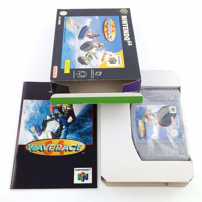 Nintendo 64 Spiel : Wave Race 64 - N64 Modul Anleitung OVP cib / PAL NNOE