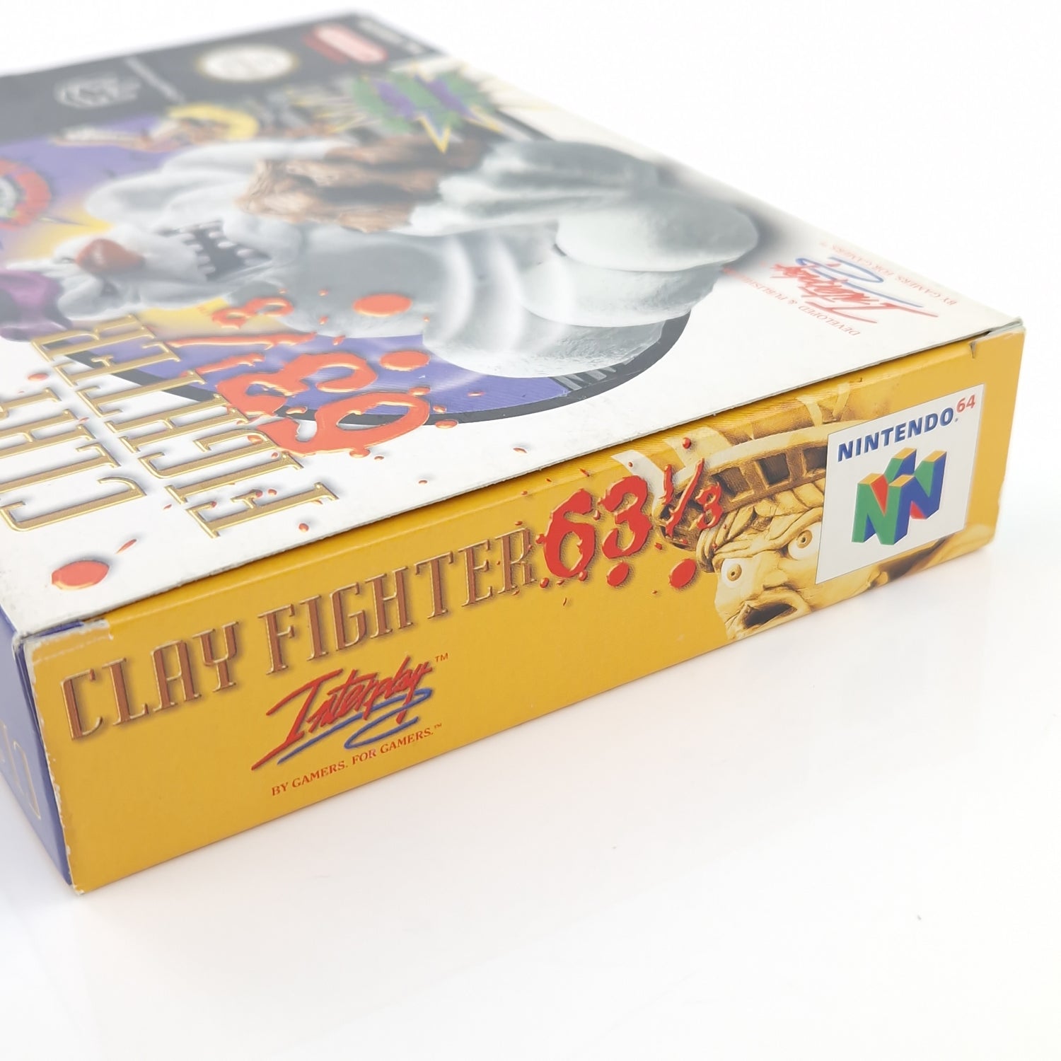 Nintendo 64 Spiel : Clay Fighter 63 1/3 - N64 Modul Anleitung OVP cib / PAL EUU