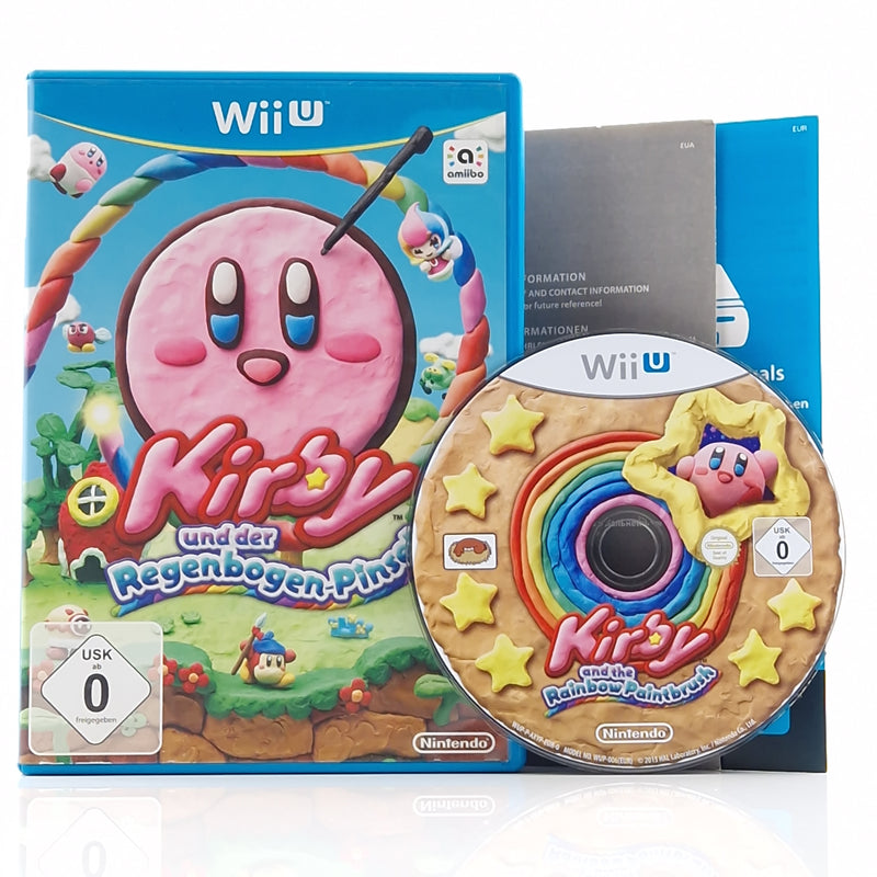 Nintendo Wii U Spiel : Kirby und der Regenbogen-Pinsel - CD Anleitung OVP