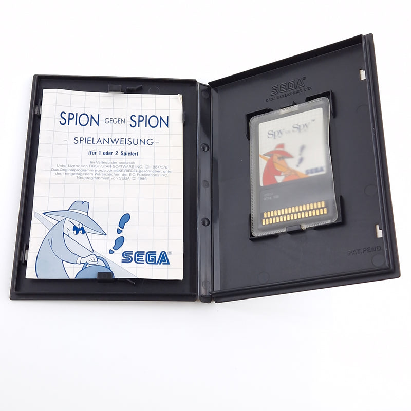 Sega Master System Spiel : Spy vs Spy die Sega Card - Cartridge Anleitung OVP MS