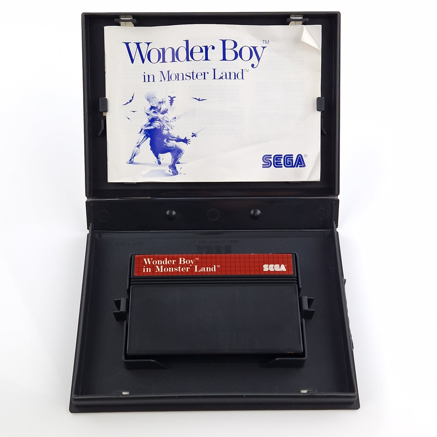 Sega Master System Spiel : Wonder Boy in Monster Land - Cartridge Anleitung OVP