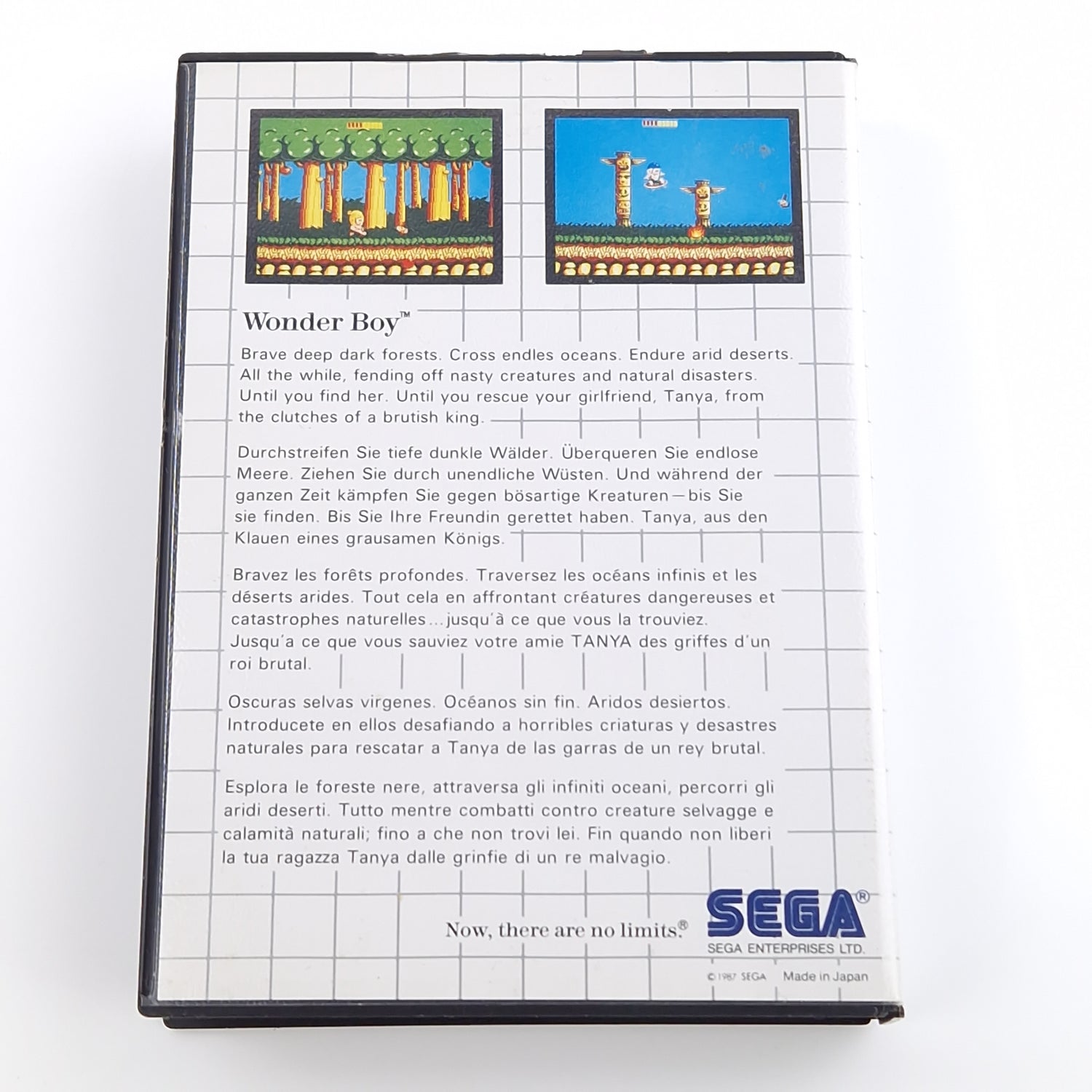 Sega Master System Spiel : Wonder Boy the Mega Cartridge - OVP MS