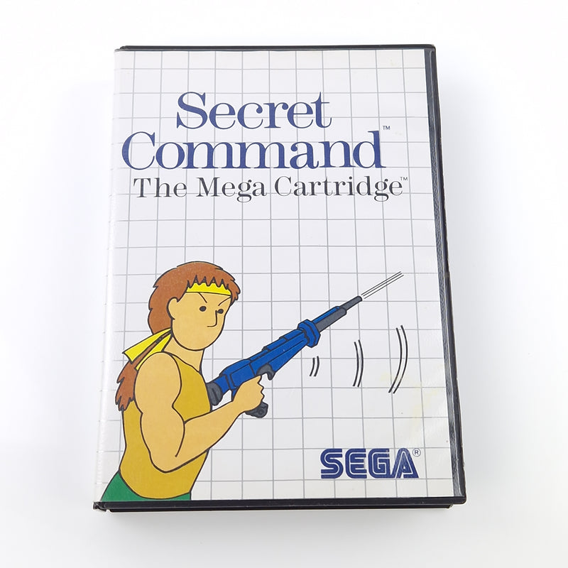 Sega Master System Spiel : Secret Command - Modul Anleitung OVP MS PAL