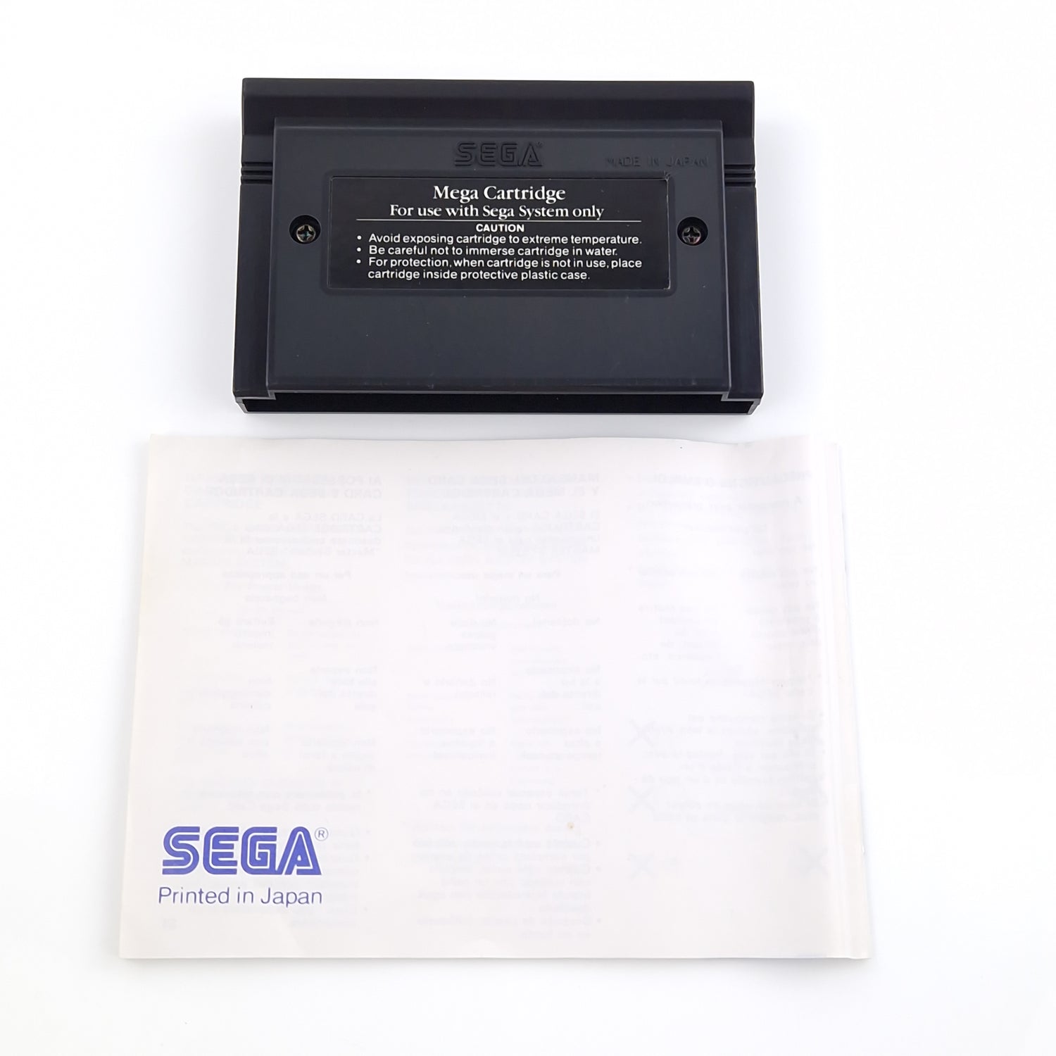 Sega Master System Spiel : Secret Command - Modul Anleitung OVP MS PAL