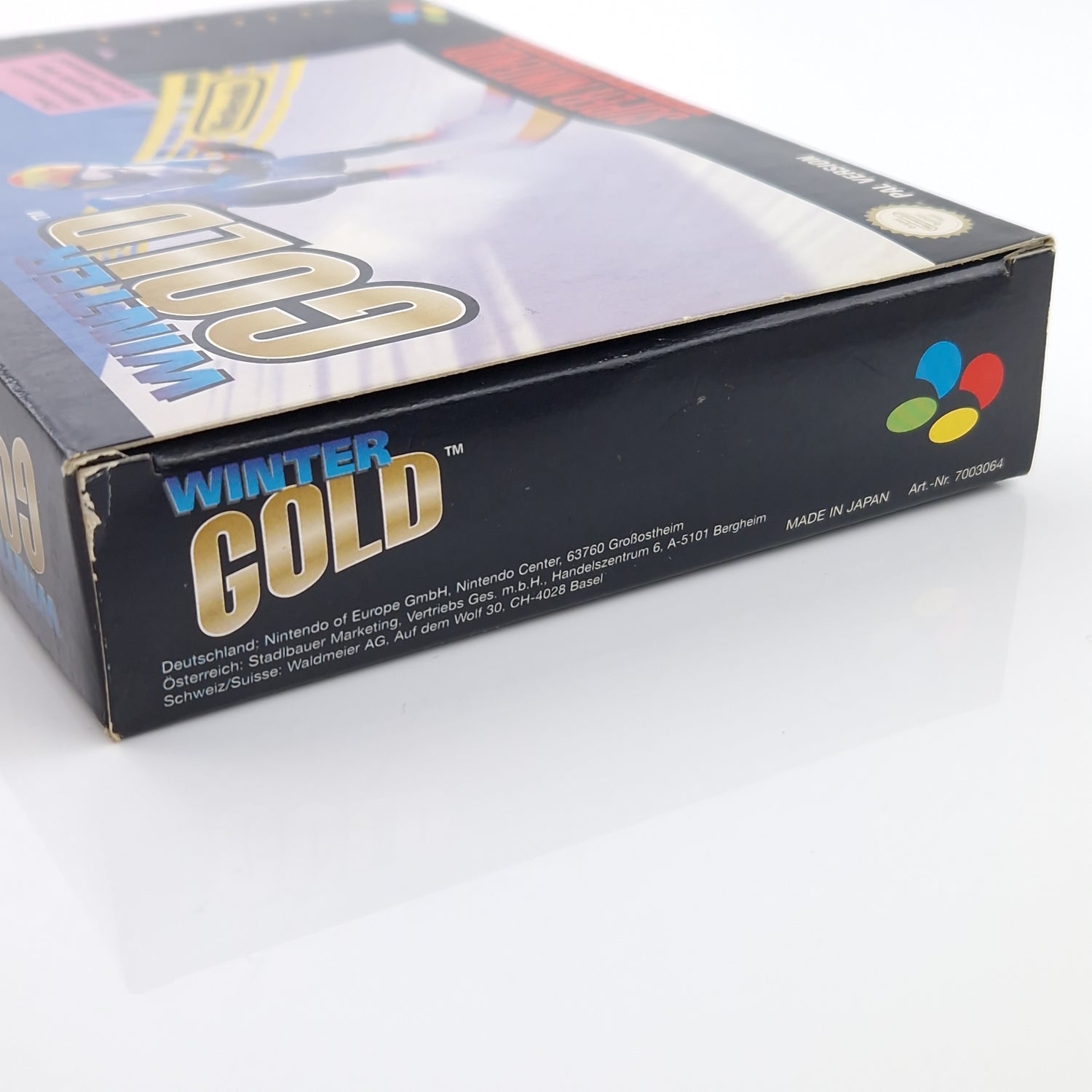 Super Nintendo Spiel : Winter Gold - SNES Modul Anleitung OVP cib / PAL