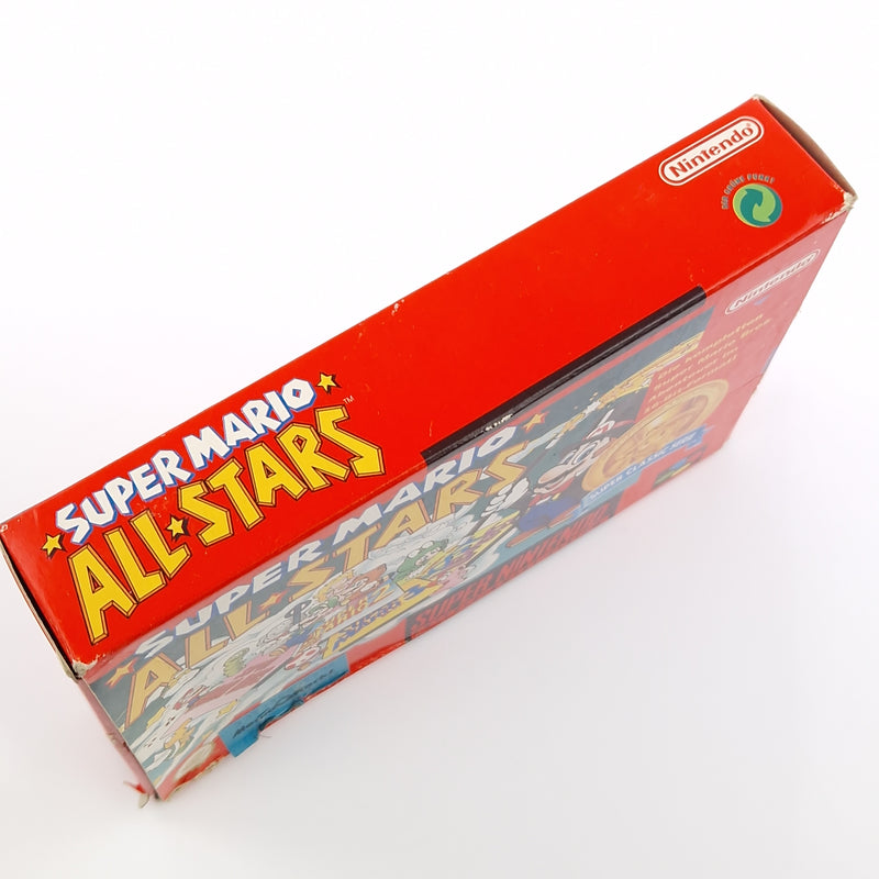 Super Nintendo Spiel : Super Mario Allstars - SNES Modul & OVP / PAL NOE