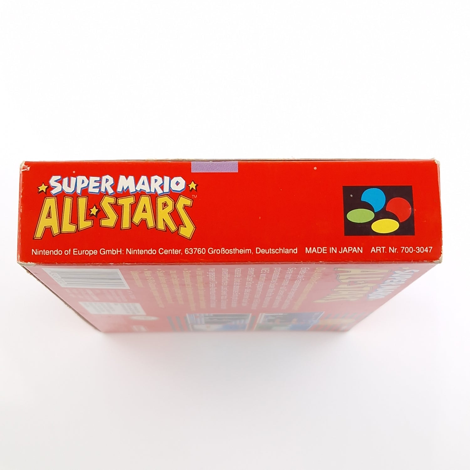 Super Nintendo Spiel : Super Mario Allstars - SNES Modul & OVP / PAL NOE