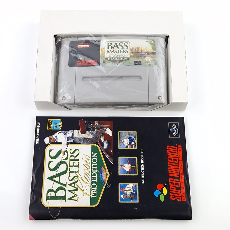 Super Nintendo Spiel : Bass Masters Classic Pro Edition - SNES Fishing Angel OVP