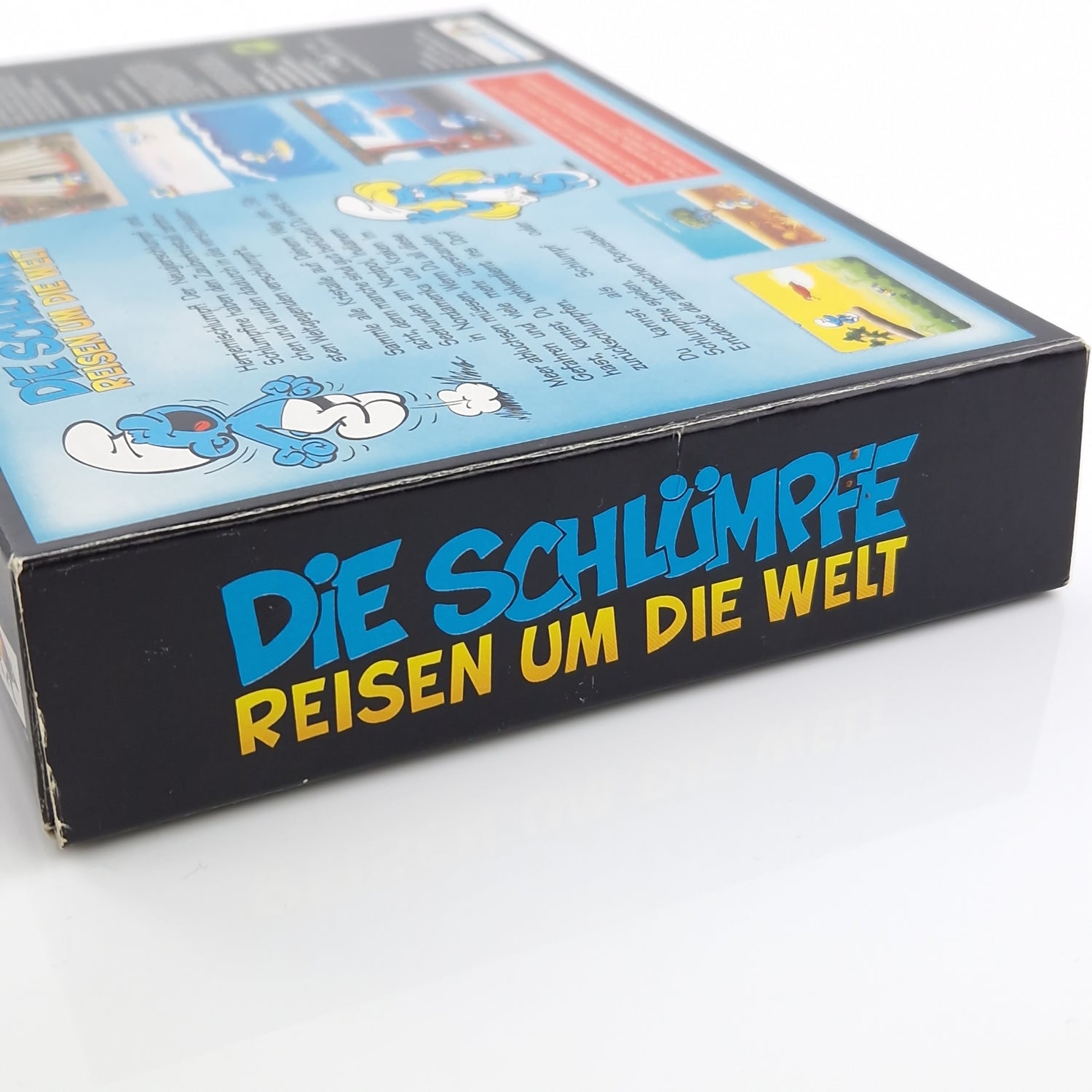 Super Nintendo Spiel : Die Schlümpfe Reisen um die Welt - SNES OVP PAL NOE