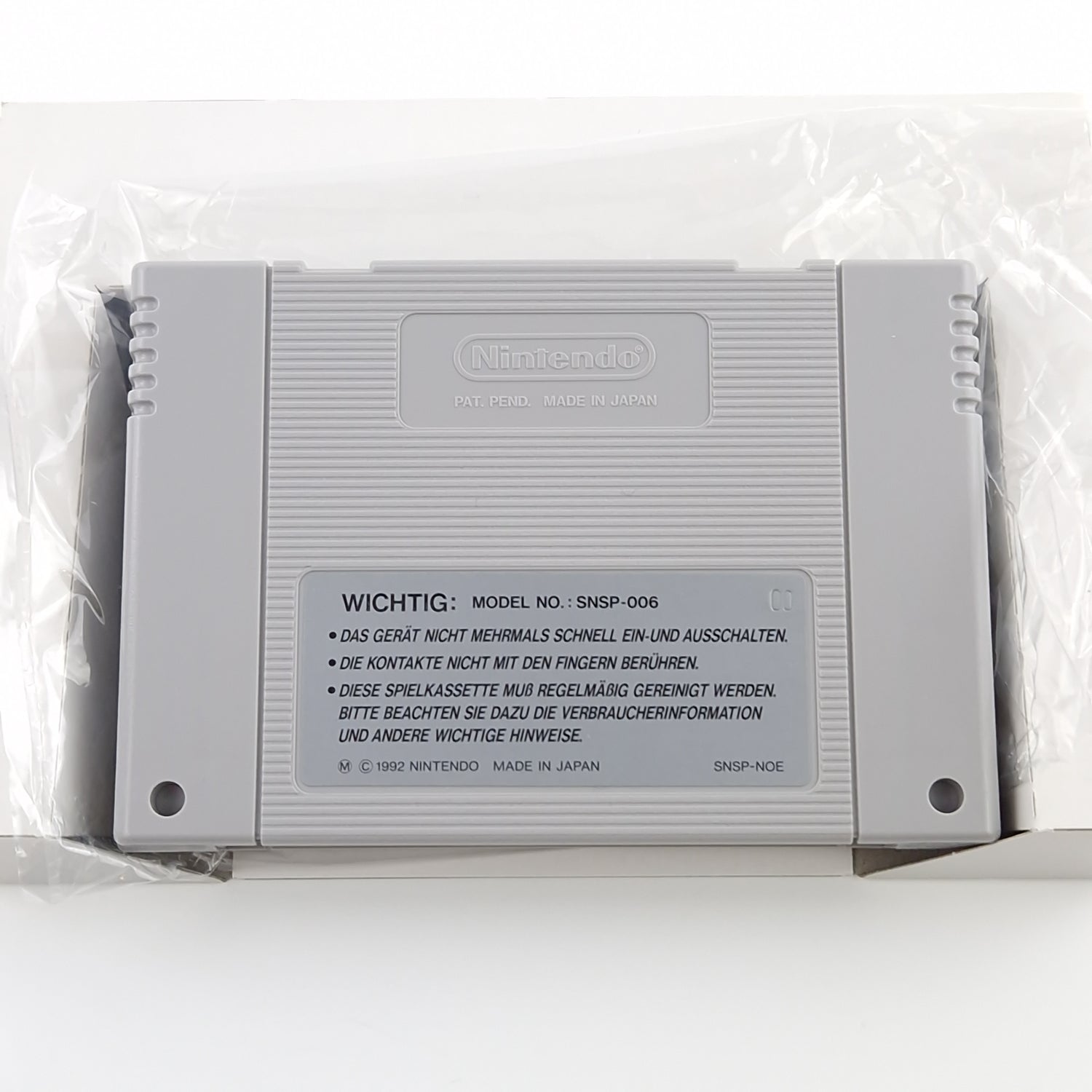 Super Nintendo Spiel : Worms - SNES Modul Anleitung OVP BOX cib / PAL NOE