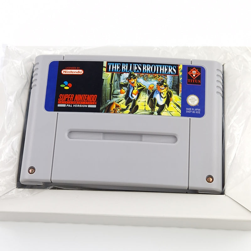 Super Nintendo Spiel : The Blues Brothers - SNES Modul Anleitung OVP cib PAL NOE