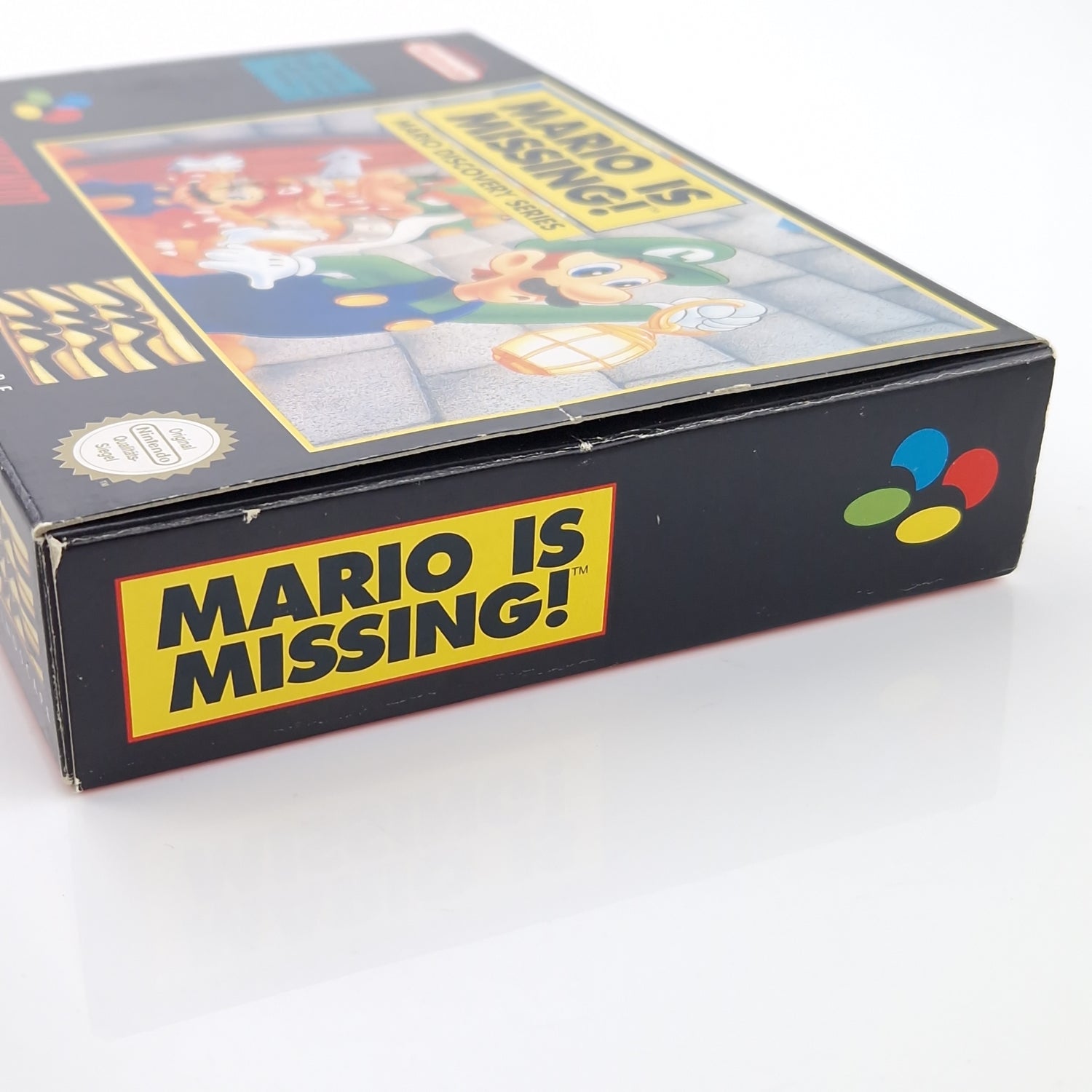 Super Nintendo Spiel : Mario is missing - SNES Modul Anleitung OVP cib PAL NOE