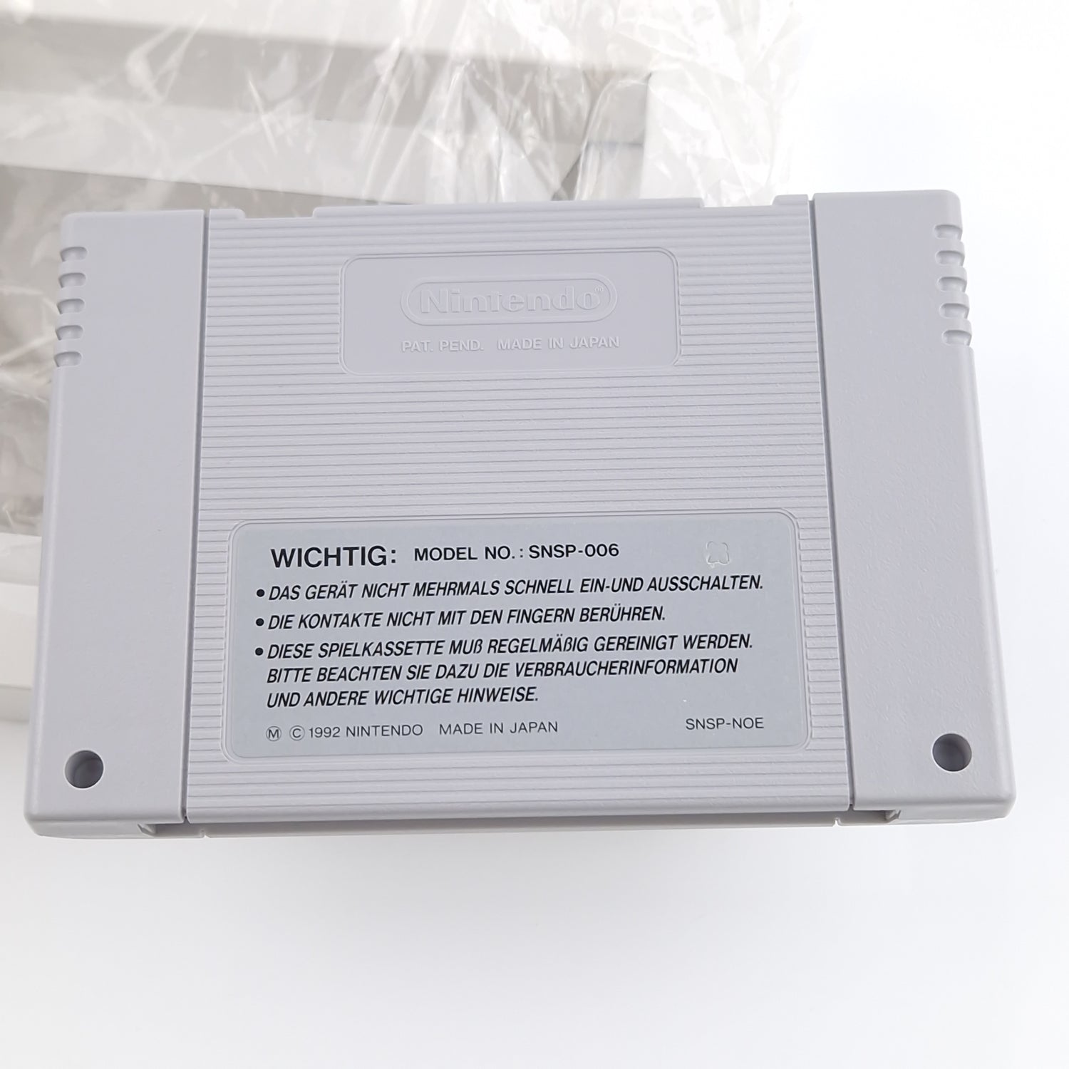 Super Nintendo Spiel : Mario is missing - SNES Modul Anleitung OVP cib PAL NOE