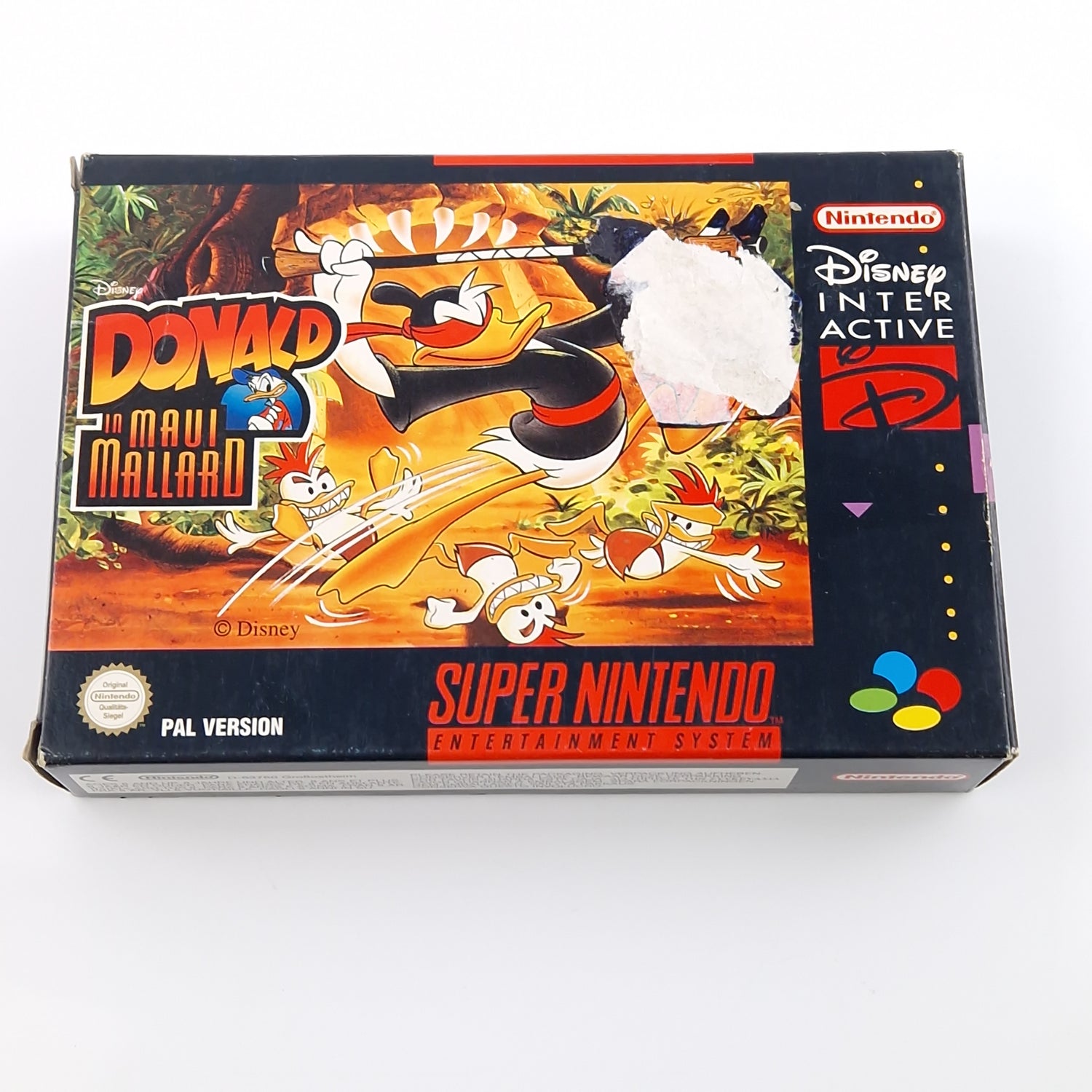 Super Nintendo Spiel : Donald in Maui Mallard - SNES Modul Anleitung OVP cib PAL