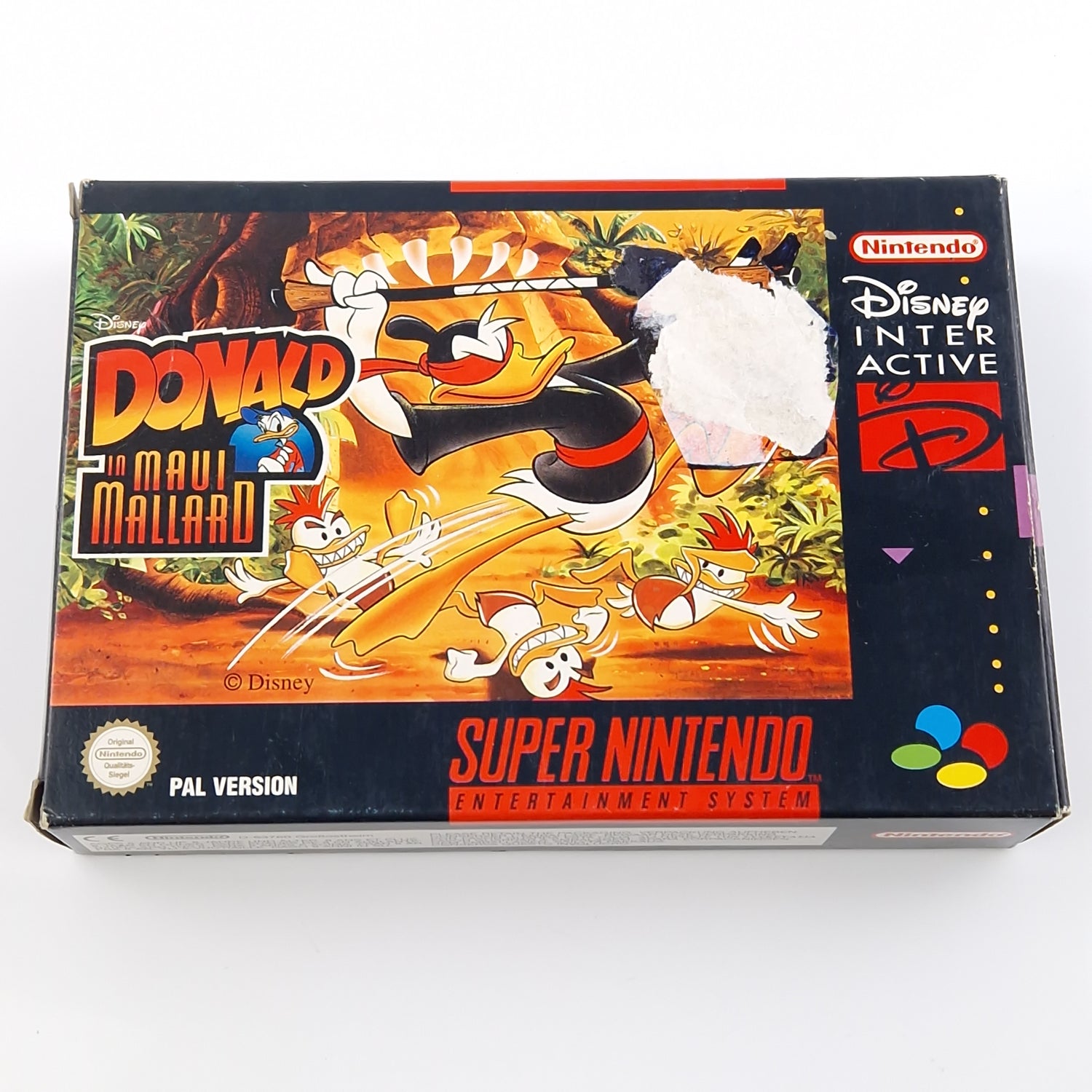 Super Nintendo Spiel : Donald in Maui Mallard - SNES Modul Anleitung OVP cib PAL