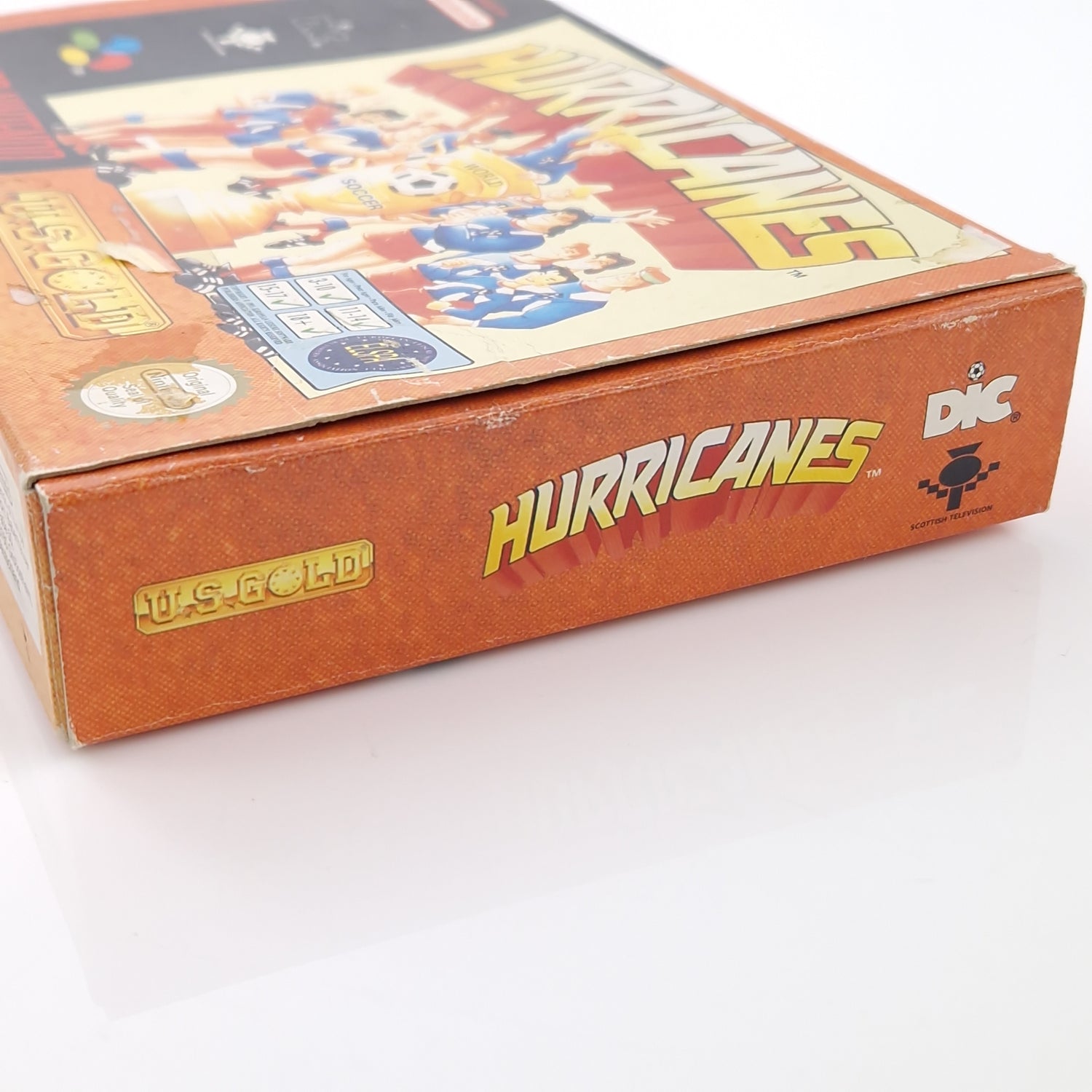 Super Nintendo Spiel : Hurricanes Fußball - SNES Modul Anleitung OVP PAL EUR