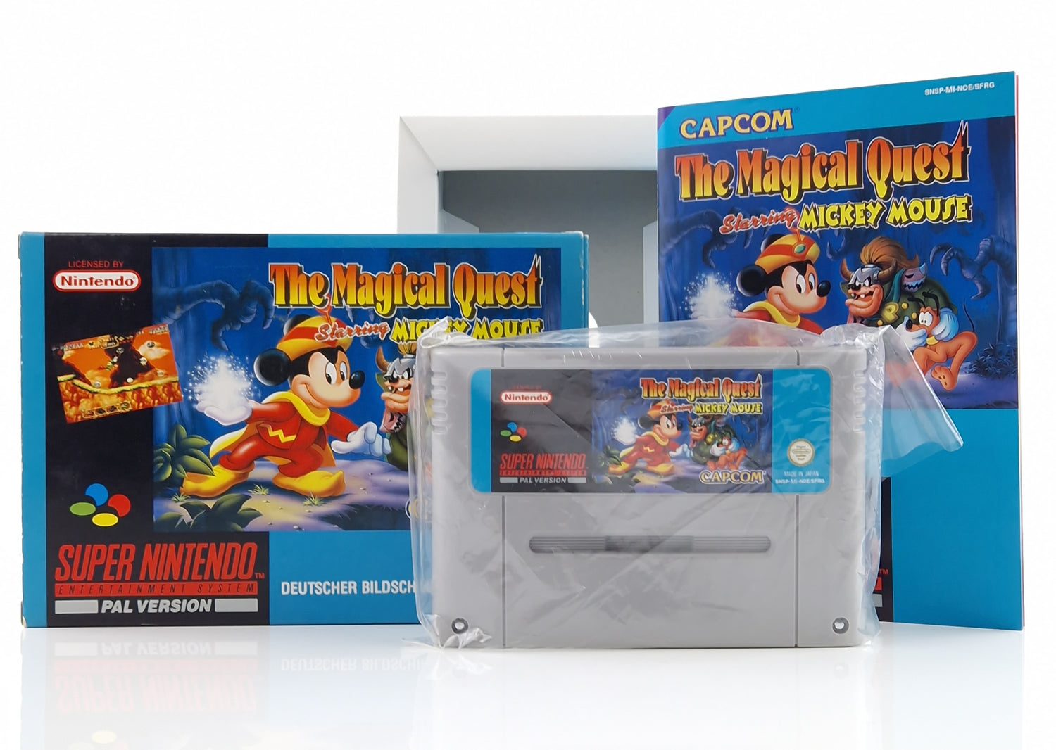 Super Nintendo Spiel : The Magical Quest starring Mickey Mouse - SNES OVP PAL