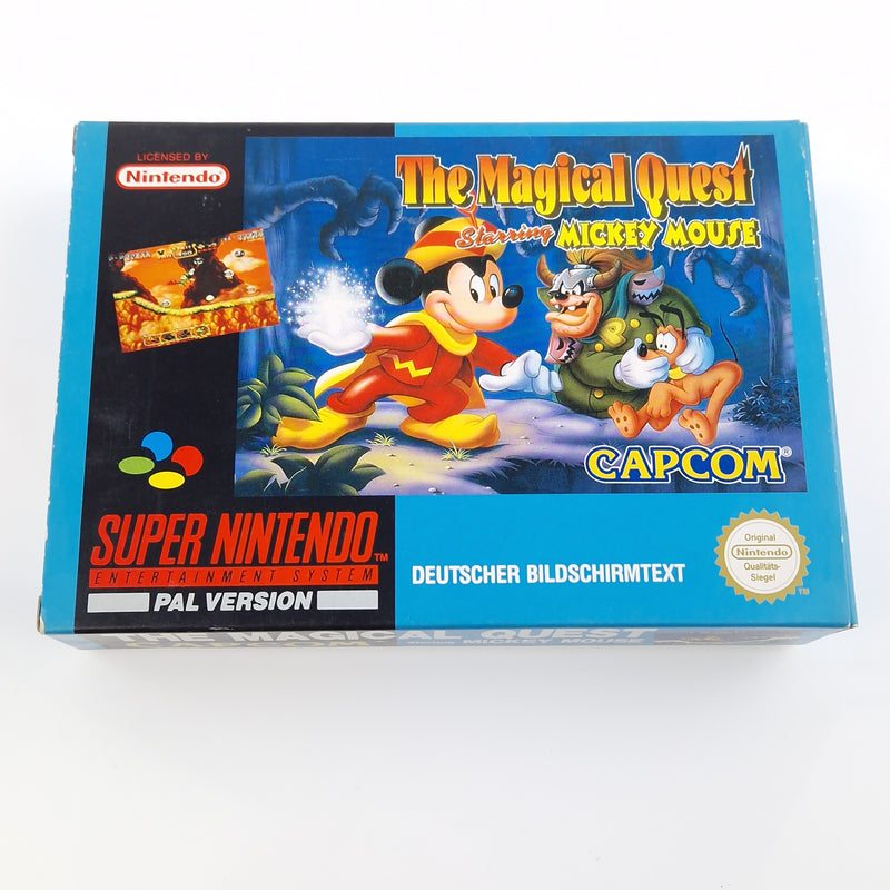 Super Nintendo Spiel : The Magical Quest starring Mickey Mouse - SNES OVP PAL