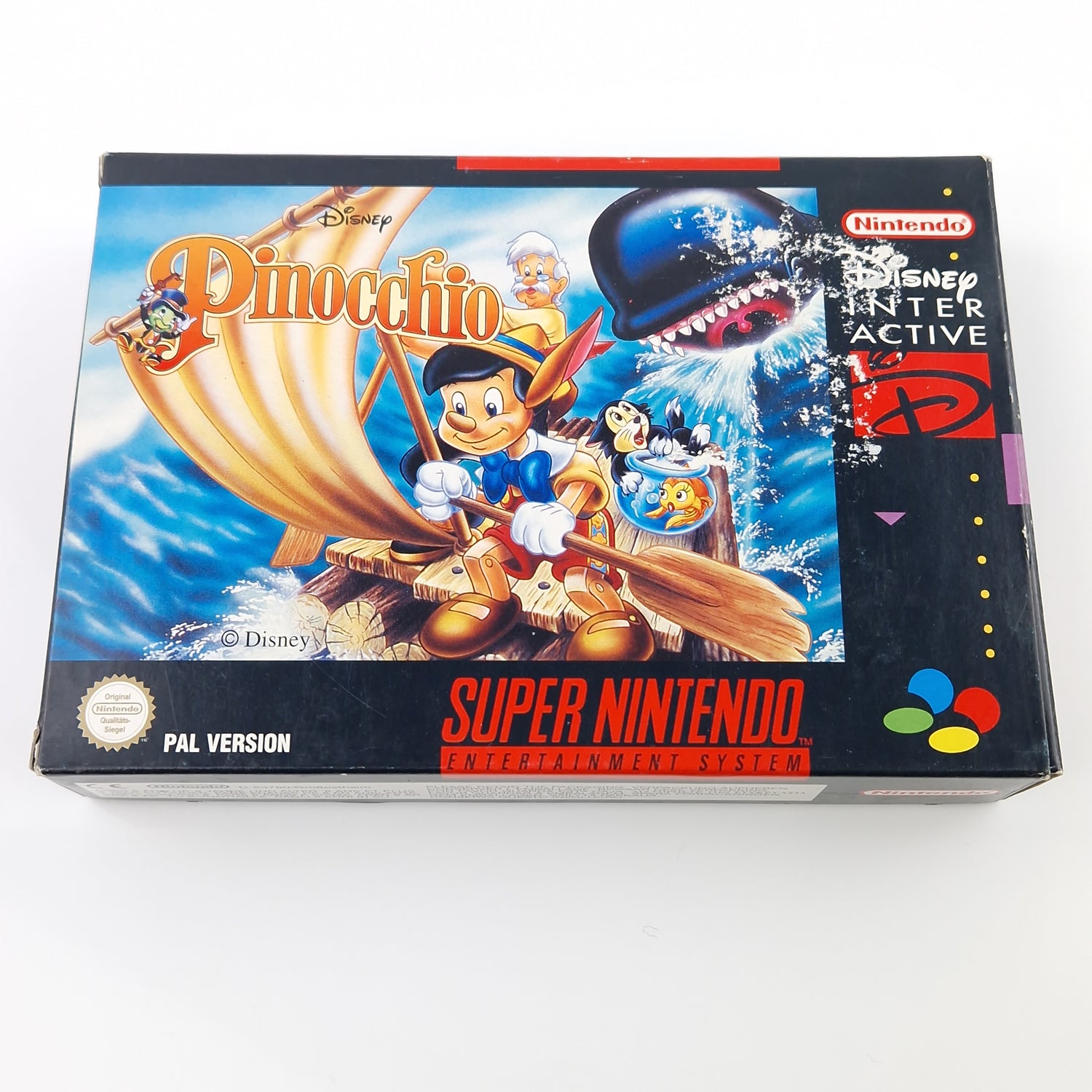 Super Nintendo Spiel : Disneys Pinocchio - SNES Modul Anleitung OVP PAL