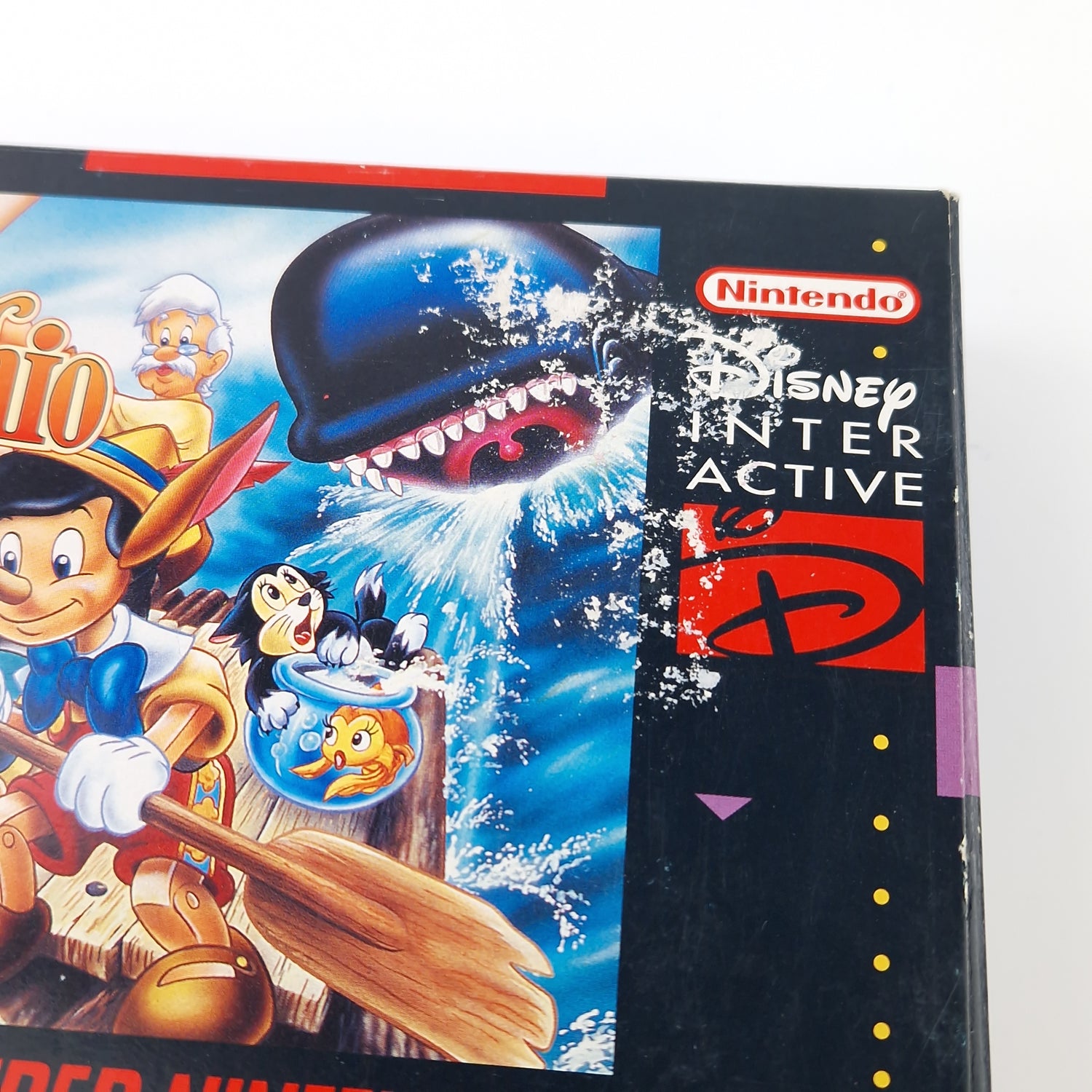 Super Nintendo Spiel : Disneys Pinocchio - SNES Modul Anleitung OVP PAL