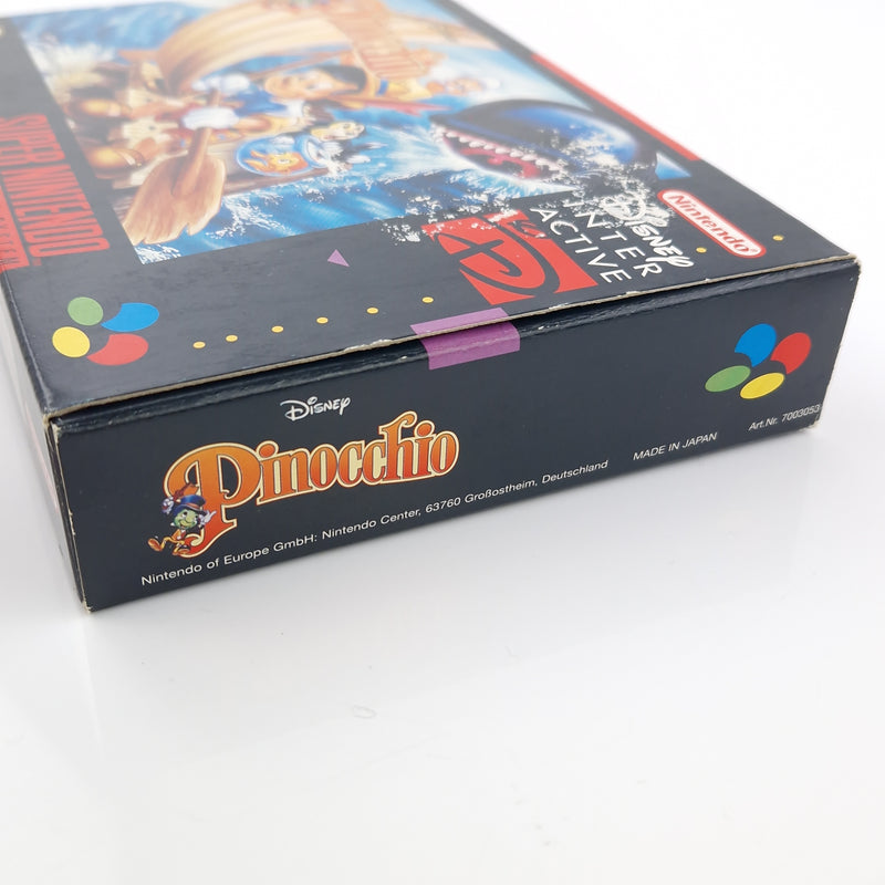 Super Nintendo Spiel : Disneys Pinocchio - SNES Modul Anleitung OVP PAL