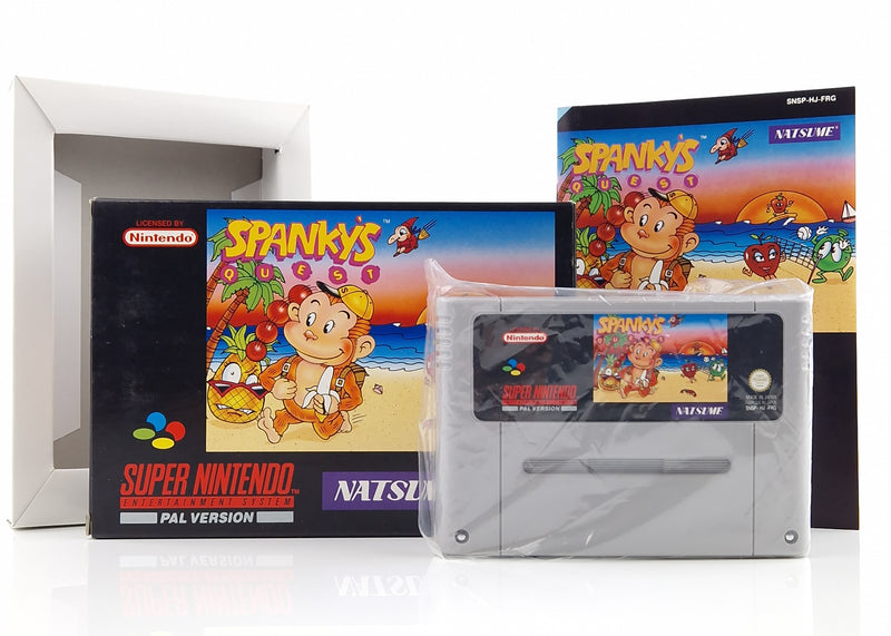 Super Nintendo Spiel : Spankys Quest - SNES Modul Anleitung OVP cib | PAL FRG