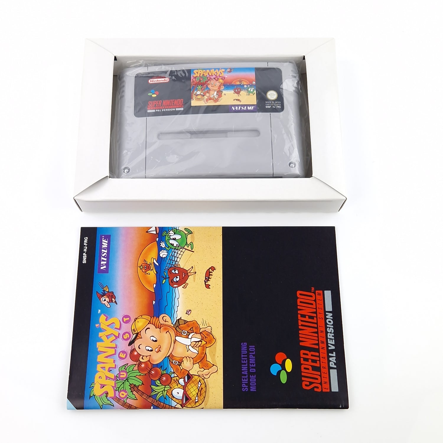 Super Nintendo Spiel : Spankys Quest - SNES Modul Anleitung OVP cib | PAL FRG