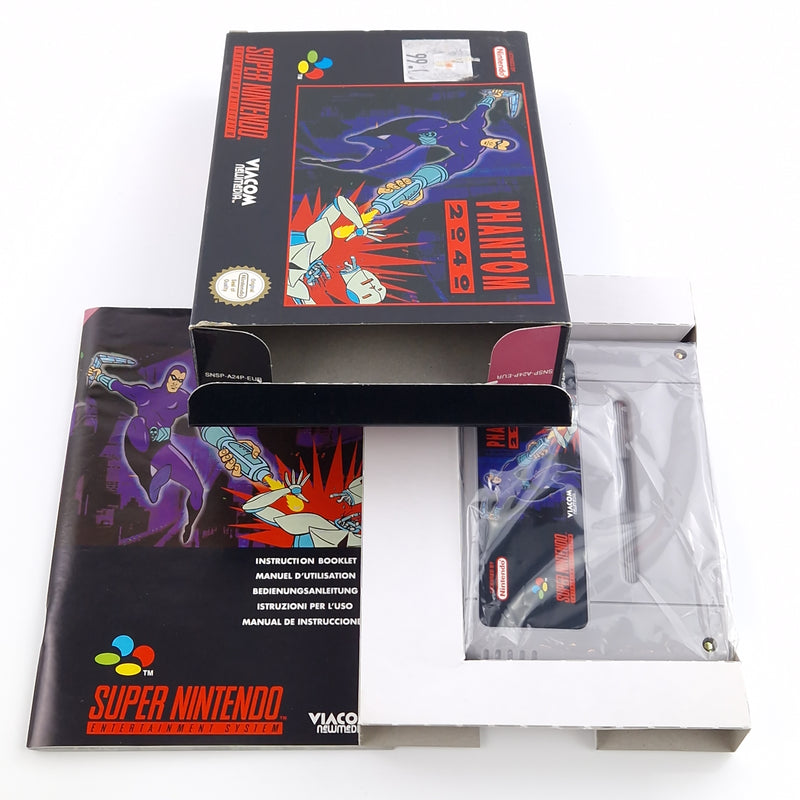 Super Nintendo Spiel : Phantom 2040 - SNES Modul Anleitung OVP PAL