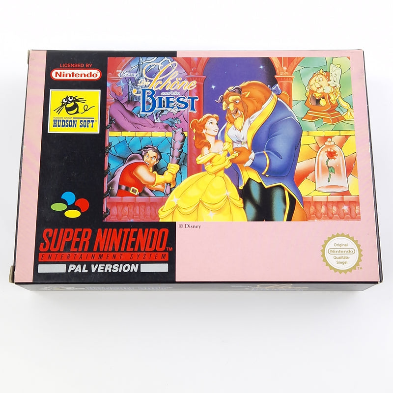 Super Nintendo Spiel Disney Die schöne und das Biest - SNES Modul Anleitung OVP