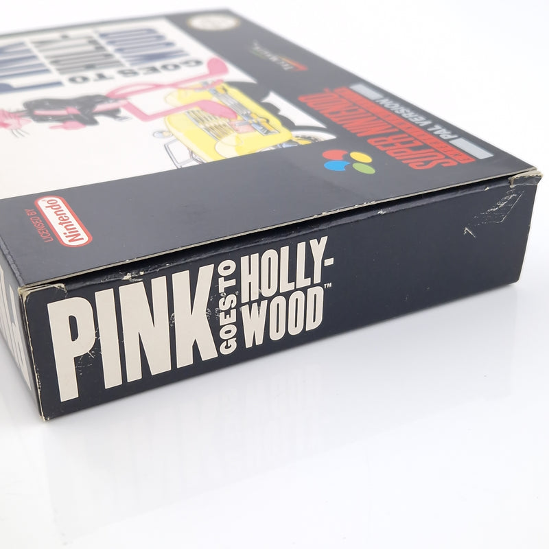 Super Nintendo Spiel : Pink Goes to Hollywood - SNES Modul Anleitung OVP PAL UKV