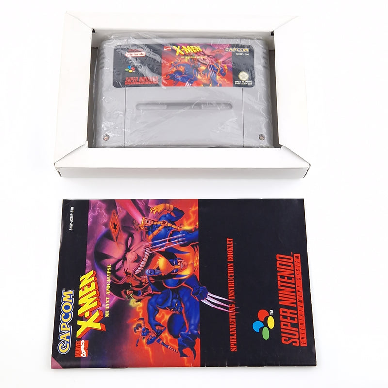 Super Nintendo Spiel : X-Men Mutant Apocalypse - SNES Modul Anleitung OVP cib